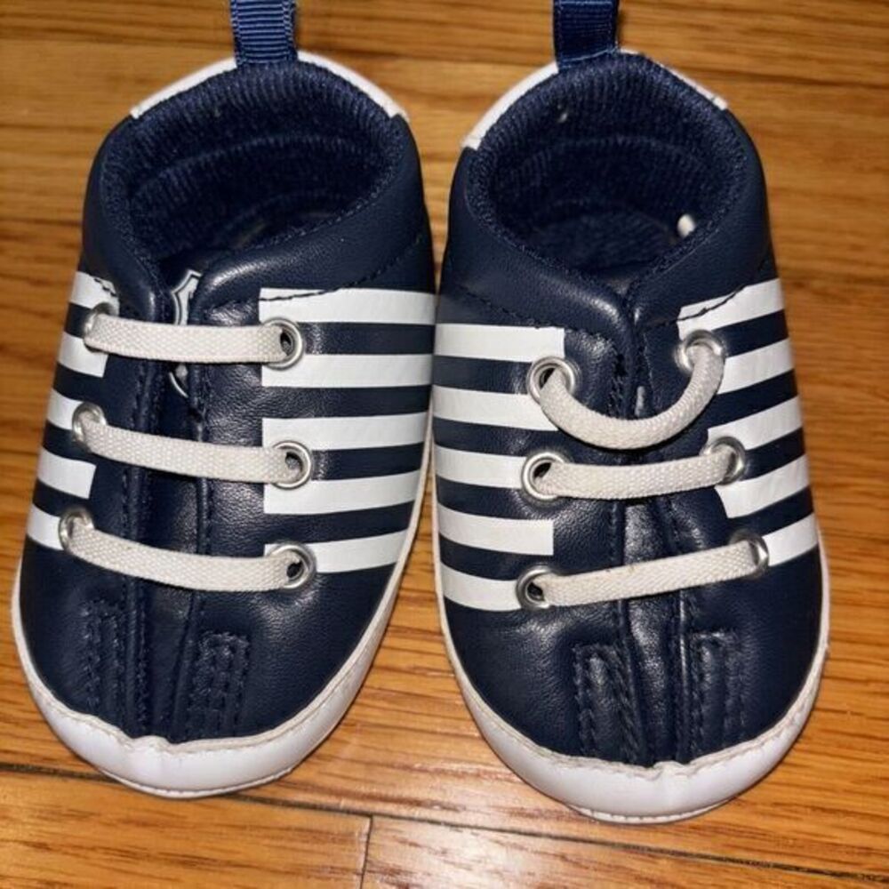 K-Swiss Baby Boys' Striped Sneakers - navy, Size 2 (3-6 months (Newborn)